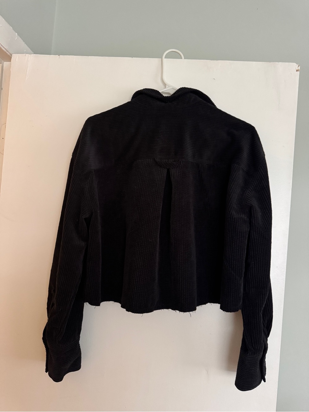 BDG Black Corduroy Boxy Jacket - Picture 3 of 4